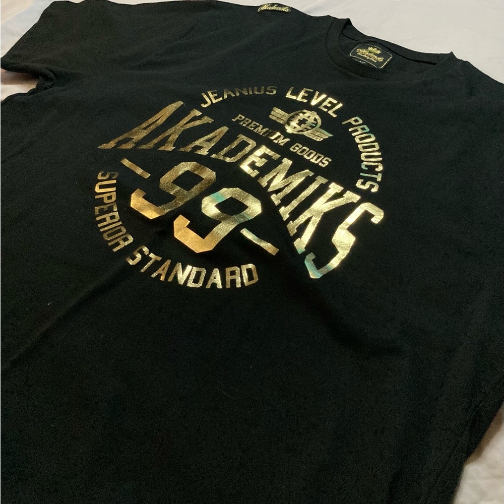 Men's AKADEMIKS Jeanius Level T-Shirt, Size 4XL - Picture 3 of 4